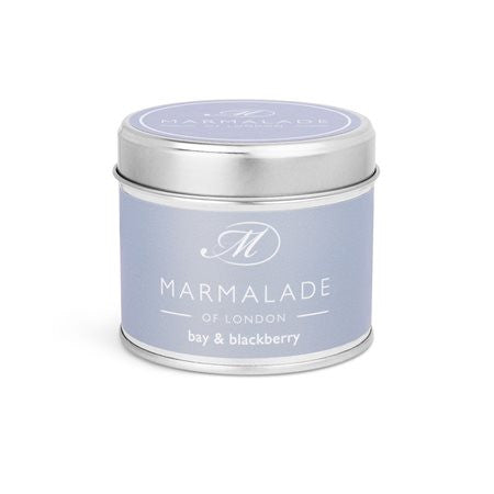 Blackberry and Bay medium tin candle from Marmalade of London.