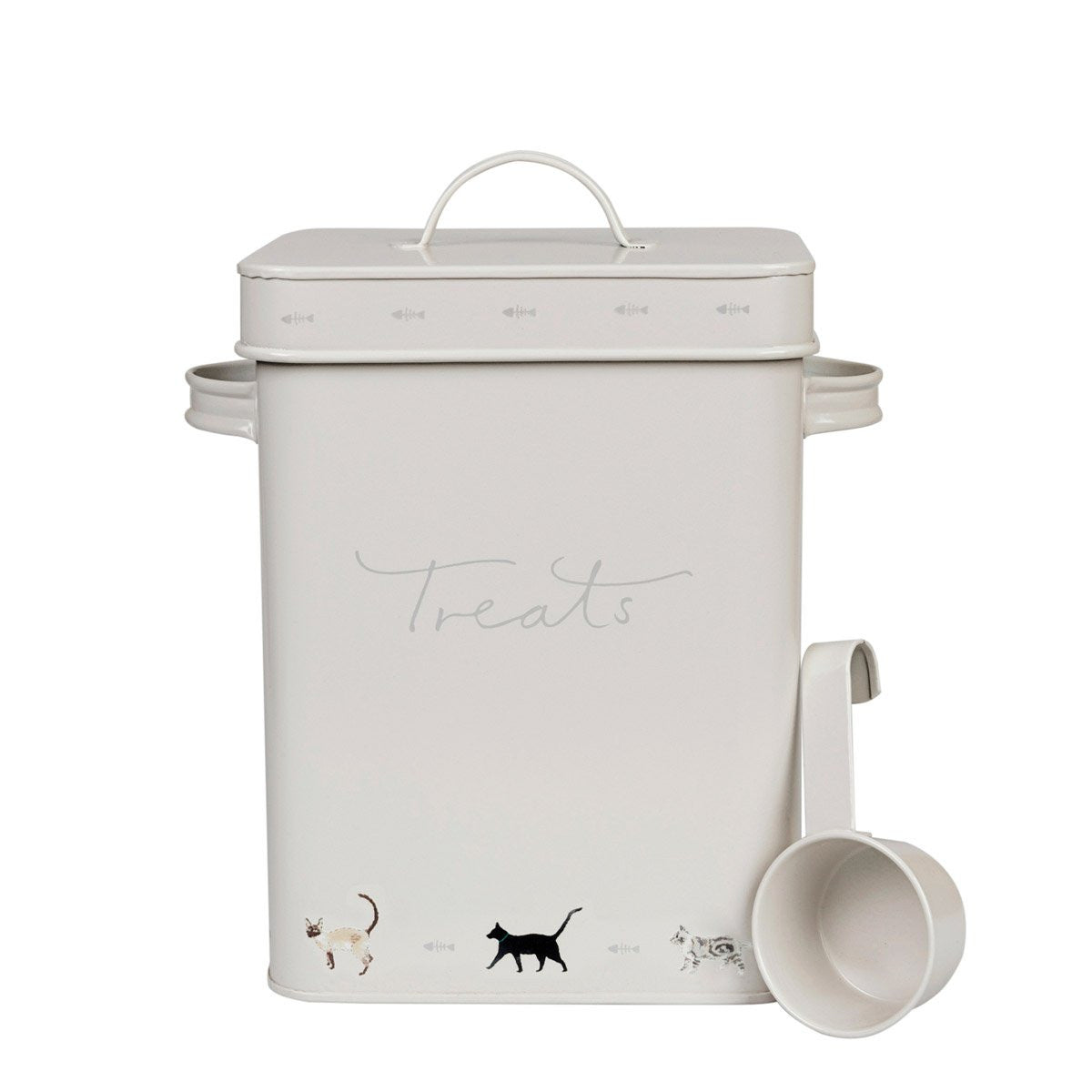 Sophie Allport Purrfect Steel Pet Treats Tin
