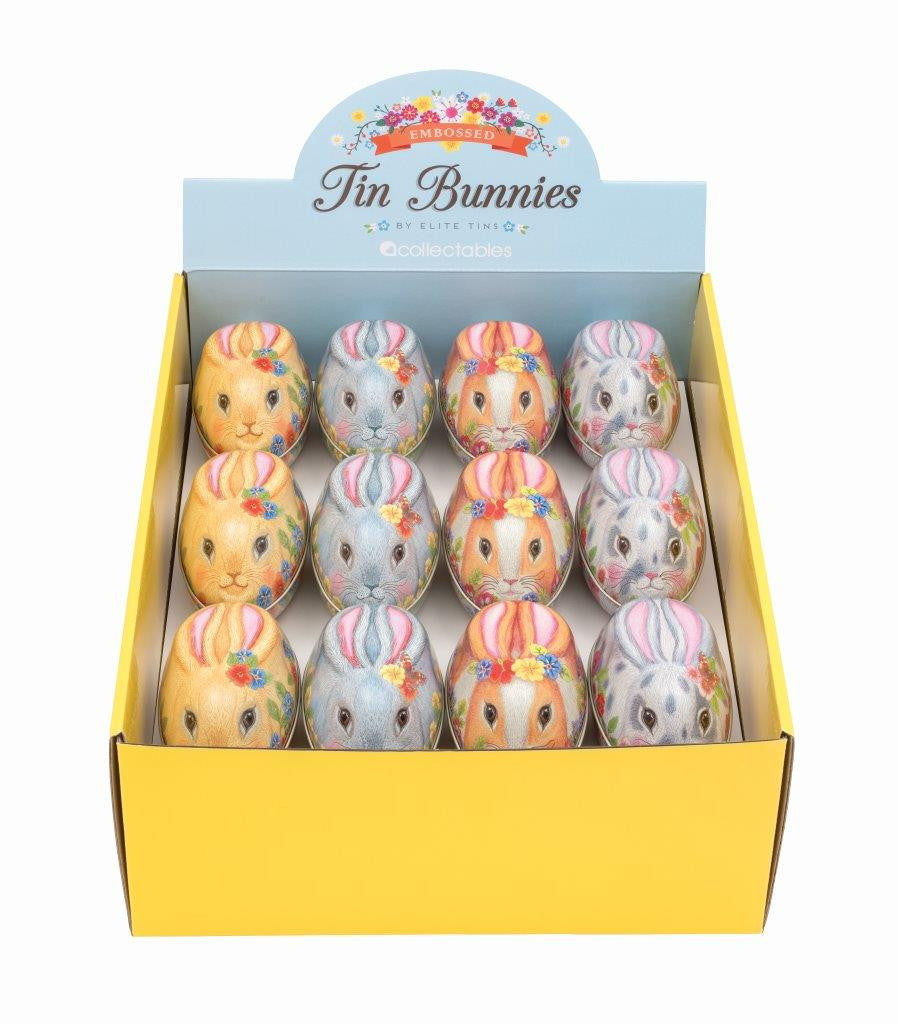 Rabbit-shaped egg tins 
