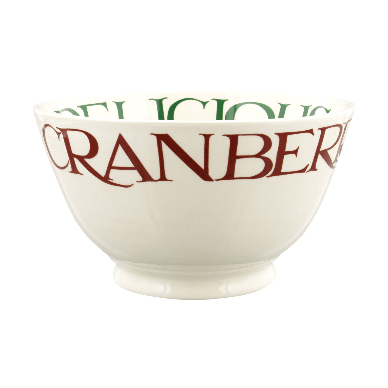 Emma Bridgewater Christmas Toast Zest Cranberry Sauce Medium Old Bowl