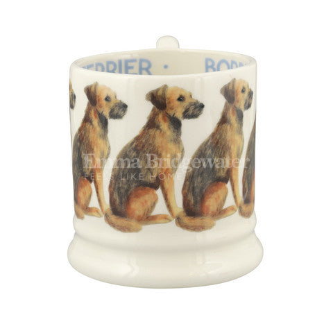 Emma Bridgewater Border Terrier Half Pint Mug. Made in England.