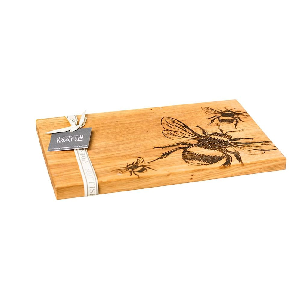 Bee Oak Serving Board 12in by Selbrae.