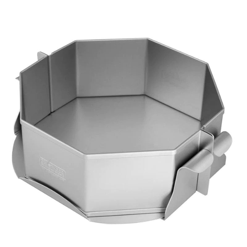 8in Octagonal Pie/Cheesecake Mould from Silverwood Bakeware. Handmade in the UK.