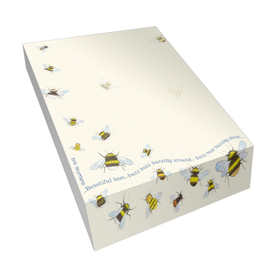 Bees slant pad from British artist Emma Ball.