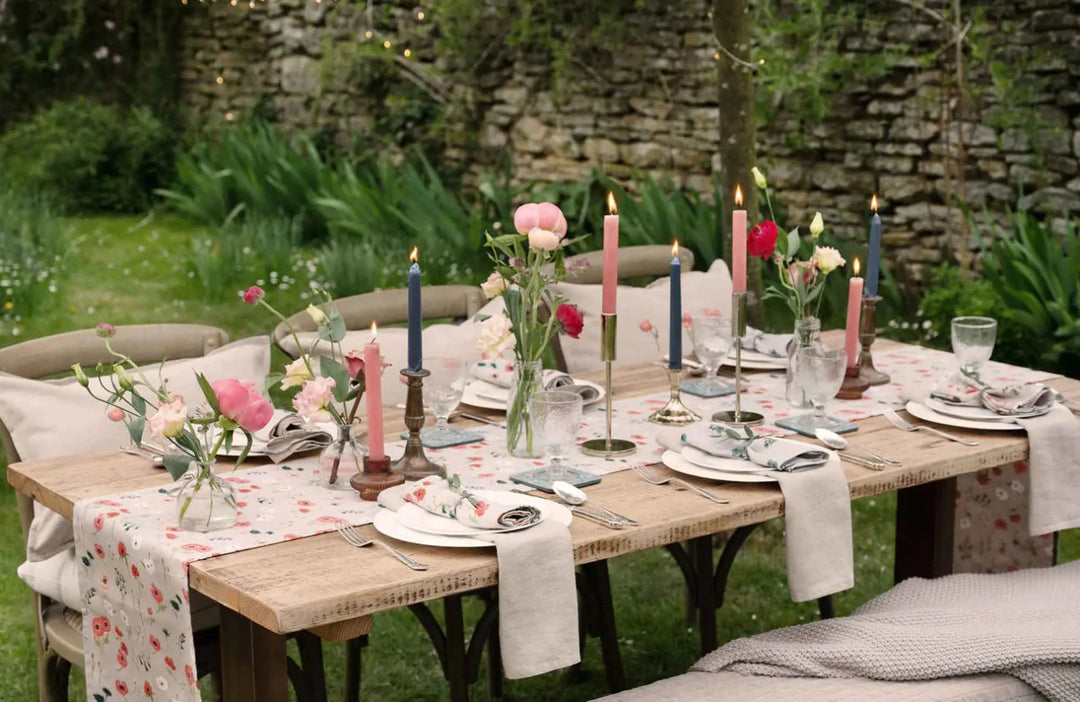Poppy Meadow Table Runner