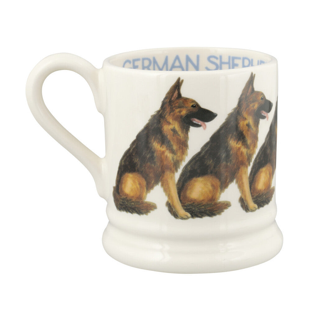 Emma Bridgewater German Shepherd  Half Pint Mug. Handmade in England.