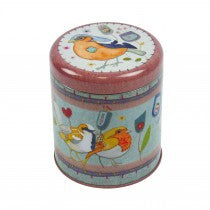 Stitched Birdies Short Round Caddy