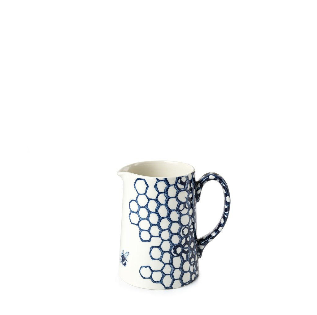 Burleigh Ink Blue Pollen Small Tankard Jug