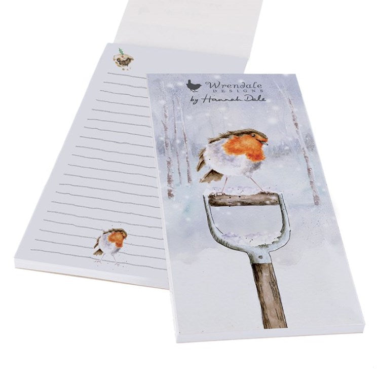Christmas Robin Shopping Pad - The Most Wonderful Time of the Year